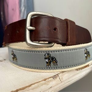 J Crew Belt - Bernese Mtn Dogs! 40